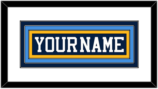 Pittsburgh Nameplate - Road Blue (1977-1980) - Premier Tier 1