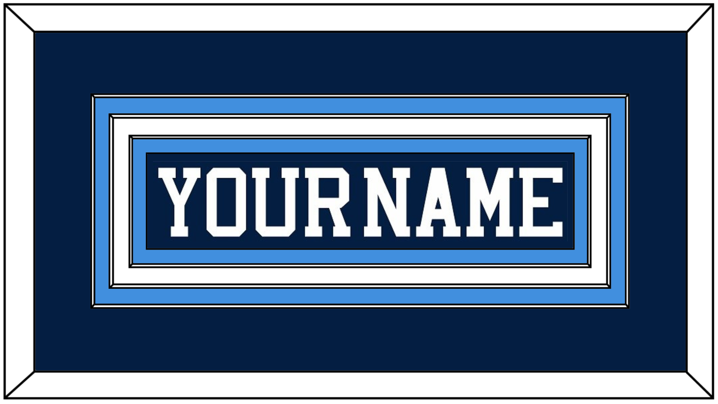 Pittsburgh Nameplate - Road Blue (1977-1980) - Premier Tier 2