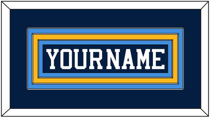 Pittsburgh Nameplate - Road Blue (1977-1980) - Premier Tier 3