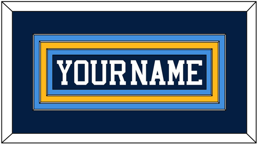 Pittsburgh Nameplate - Road Blue (1977-1980) - Premier Tier 3