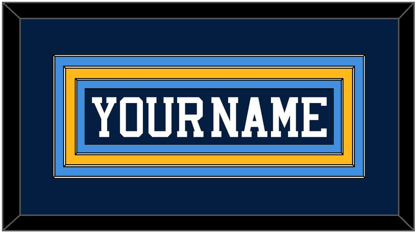 Pittsburgh Nameplate - Road Blue (1977-1980) - Premier Tier 3