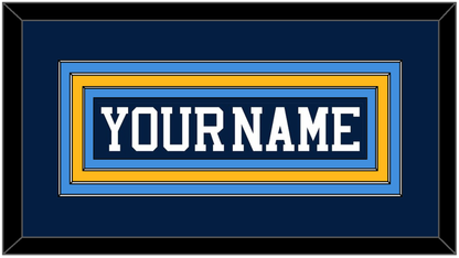 Pittsburgh Nameplate - Road Blue (1977-1980) - Premier Tier 3