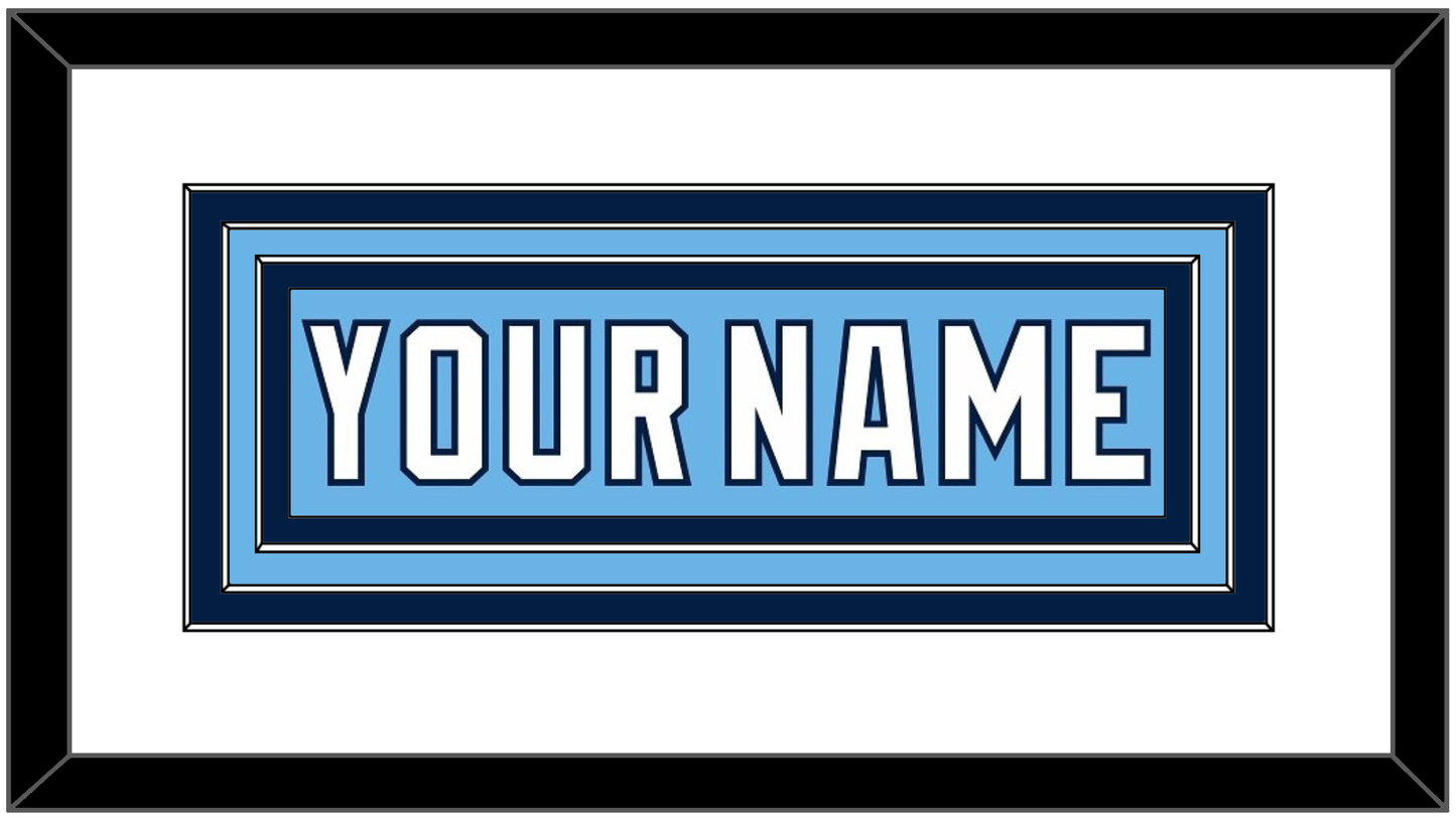 Pittsburgh Nameplate - Alternate Powder Blue (2008-2011) - Premier Tier 1