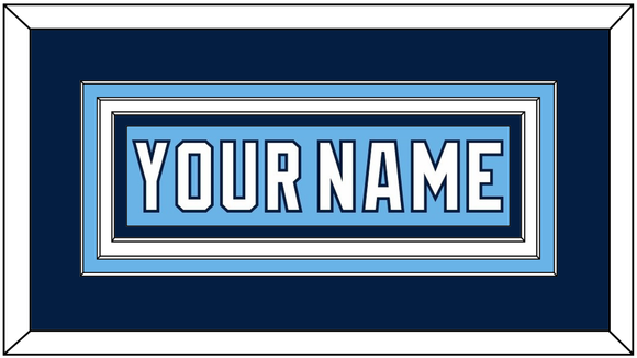 Pittsburgh Nameplate - 2008 Winter Classic Powder Blue - Triple Mat 3