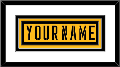 Pittsburgh Nameplate - 2017 Stadium Series Gold - Premier Tier 1