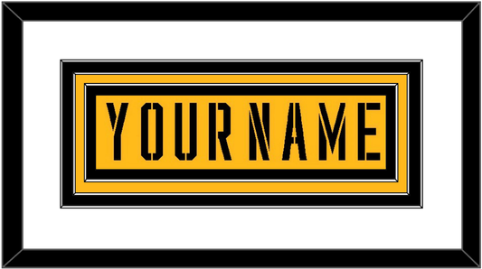 Pittsburgh Nameplate - 2017 Stadium Series Gold - Premier Tier 1