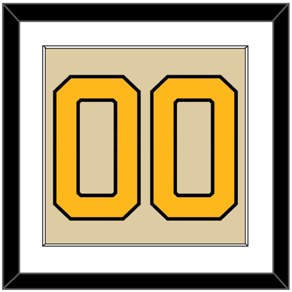 Pittsburgh Number (Back) - 2023 Winter Classic Tan - Essential Tier 1