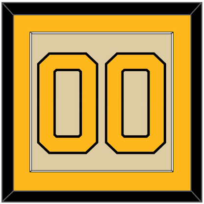 Pittsburgh Number (Back) - 2023 Winter Classic Tan - Essential Tier 3