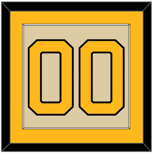 Pittsburgh Number (Back) - 2023 Winter Classic Tan - Essential Tier 3