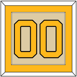 Pittsburgh Number (Back) - 2023 Winter Classic Tan - Single Mat 3