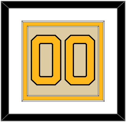 Pittsburgh Number (Back) - 2023 Winter Classic Tan - Signature Tier 1