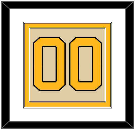 Pittsburgh Number (Back) - 2023 Winter Classic Tan - Signature Tier 1