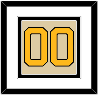Pittsburgh Number (Back) - 2023 Winter Classic Tan - Signature Tier 2