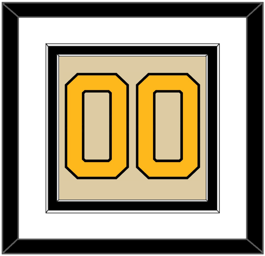 Pittsburgh Number (Back) - 2023 Winter Classic Tan - Signature Tier 2