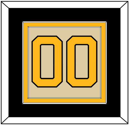 Pittsburgh Number (Back) - 2023 Winter Classic Tan - Signature Tier 3