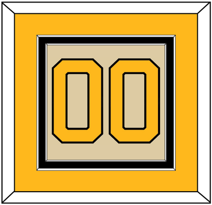 Pittsburgh Number (Back) - 2023 Winter Classic Tan - Signature Tier 4