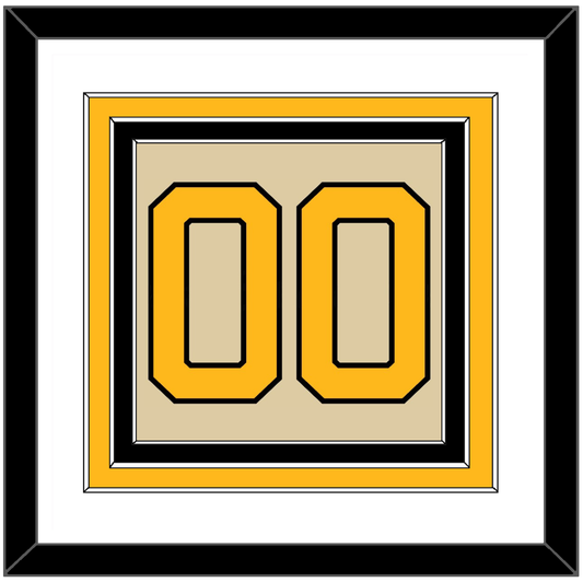 Pittsburgh Number (Back) - 2023 Winter Classic Tan - Premier Tier 1
