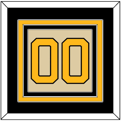 Pittsburgh Number (Back) - 2023 Winter Classic Tan - Premier Tier 3