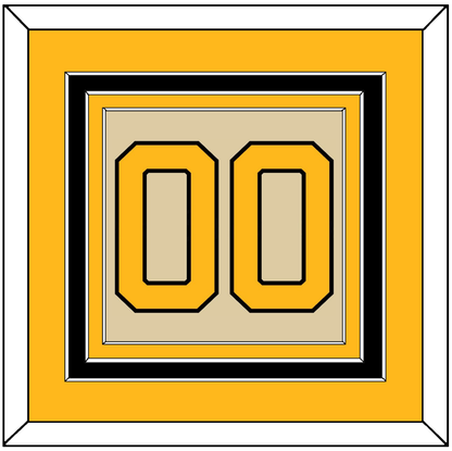 Pittsburgh Number (Back) - 2023 Winter Classic Tan - Premier Tier 4