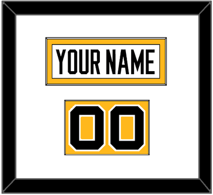 Pittsburgh Nameplate & Number (Shoulder) - Road White - Essential Tier 1