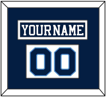 Pittsburgh Nameplate & Number (Shoulder) - Road Blue (1977-1980) - Essential Tier 1