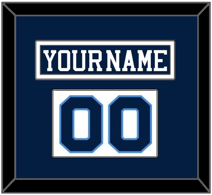 Pittsburgh Nameplate & Number (Shoulder) - Road Blue (1977-1980) - Essential Tier 1