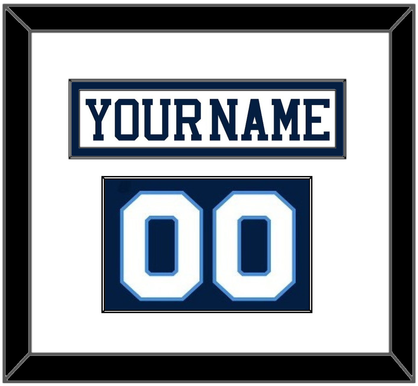Pittsburgh Nameplate & Number (Shoulder) - Home White (1977-1980) - Essential Tier 1