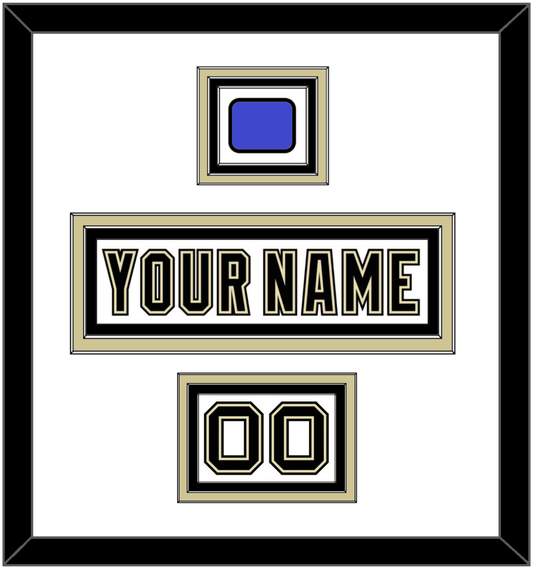 Pittsburgh Nameplate, Number (Shoulder) & 2014 Stadium Series-Chicago Patch - White Jersey - Premier Tier 1