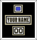 Pittsburgh Nameplate, Number (Shoulder) & 2014 Stadium Series-Chicago Patch - White Jersey - Triple Mat 3