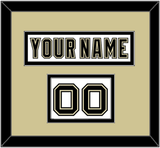 Pittsburgh Nameplate & Number (Shoulder) - 2014 Stadium Series White Jersey - Double Mat 2