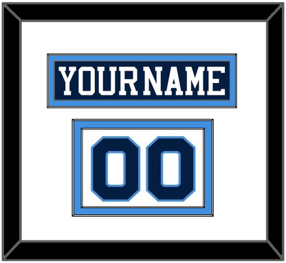 Pittsburgh Nameplate & Number (Shoulder) - Road Blue (1977-1980) - Signature Tier 1