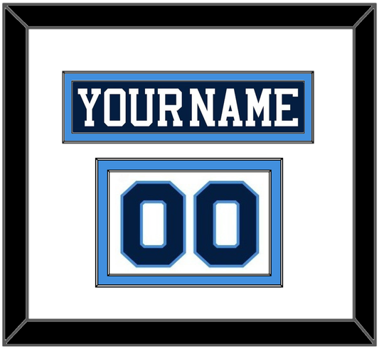 Pittsburgh Nameplate & Number (Shoulder) - Road Blue (1977-1980) - Signature Tier 1