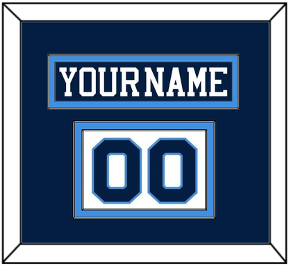 Pittsburgh Nameplate & Number (Shoulder) - Road Blue (1977-1980) - Signature Tier 2