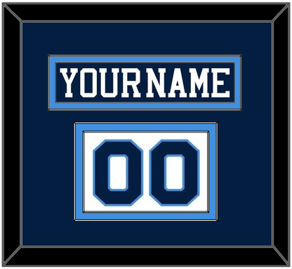 Pittsburgh Nameplate & Number (Shoulder) - Road Blue (1977-1980) - Signature Tier 2