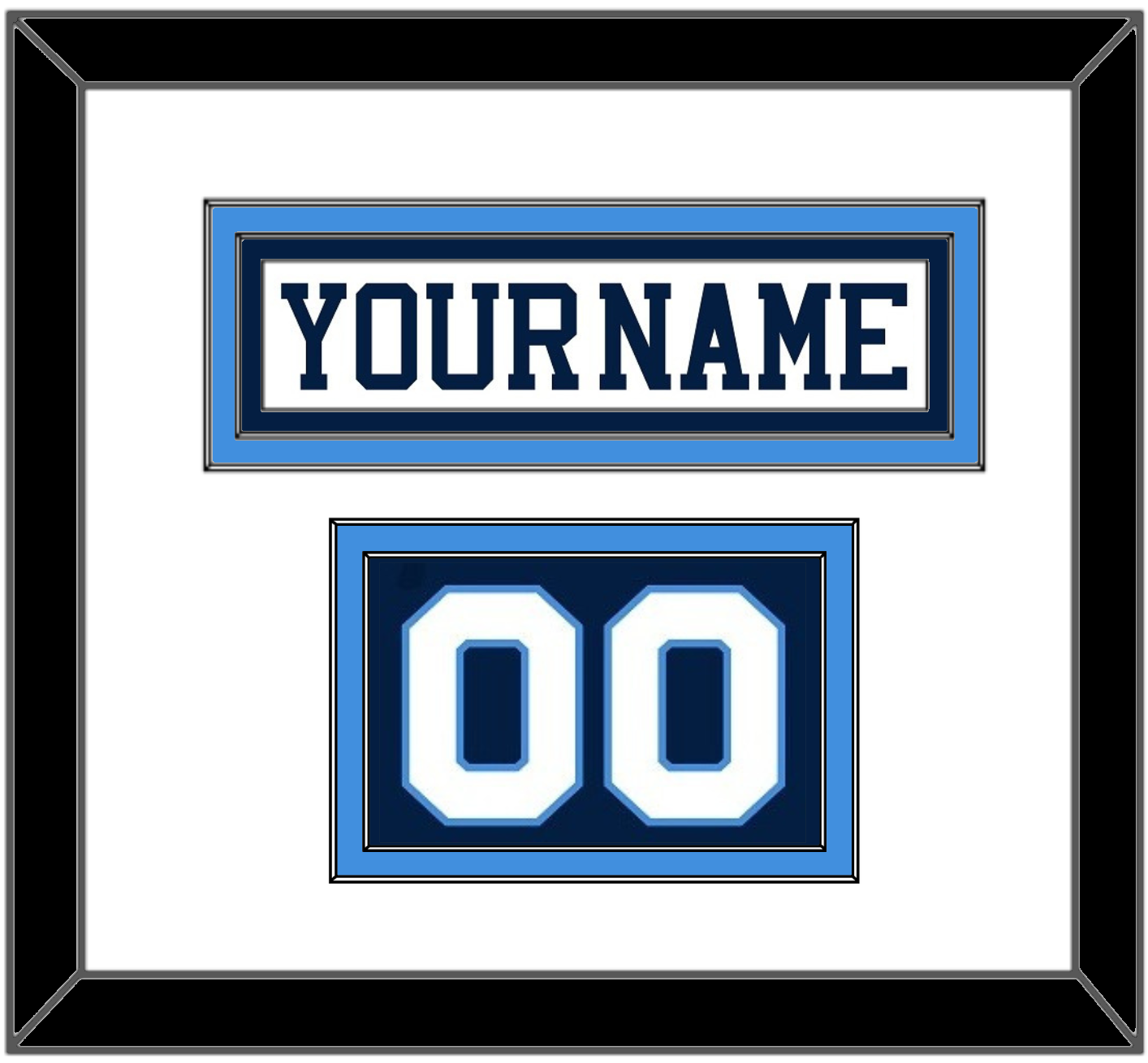 Pittsburgh Nameplate & Number (Shoulder) - Home White (1977-1980) - Signature Tier 1
