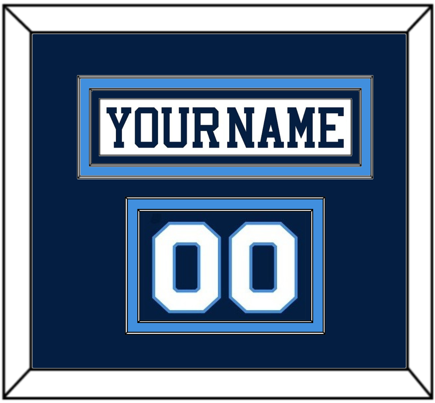 Pittsburgh Nameplate & Number (Shoulder) - Home White (1977-1980) - Signature Tier 2