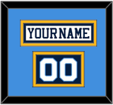 Pittsburgh Nameplate & Number (Shoulder) - Home White (1977-1980) - Double Mat 3