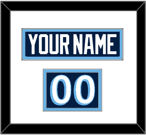 Pittsburgh Nameplate & Number (Shoulder) - 2011 Winter Classic Blue - Signature Tier 1