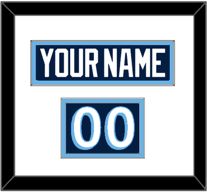 Pittsburgh Nameplate & Number (Shoulder) - 2011 Winter Classic Blue - Signature Tier 1