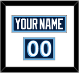 Pittsburgh Nameplate & Number (Shoulder) - 2011 Winter Classic Blue - Double Mat 1