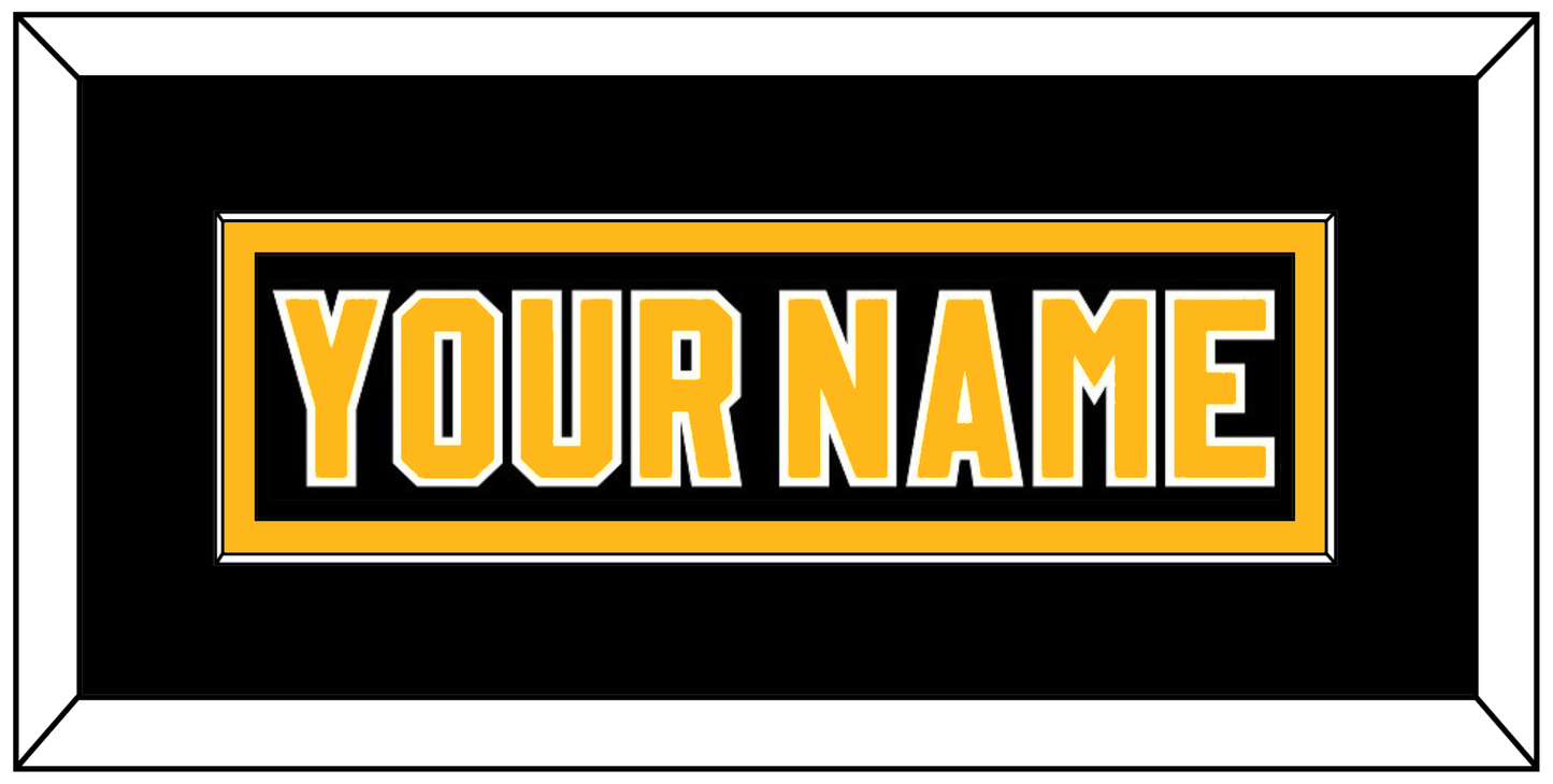 Pittsburgh Nameplate - Road Black (1980-1981) - Essential Tier 2