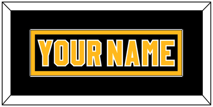 Pittsburgh Nameplate - Road Black (1980-1981) - Essential Tier 2