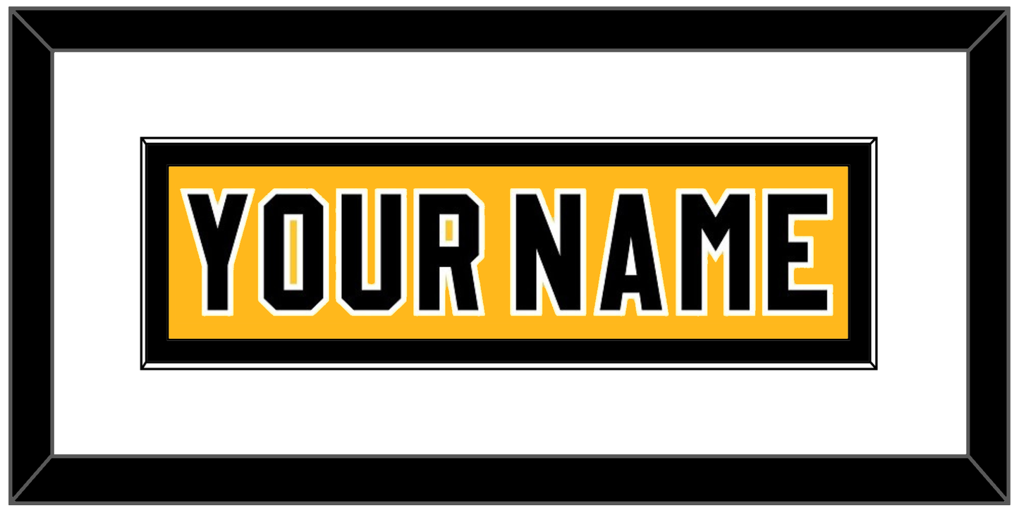 Pittsburgh Nameplate - Alternate Gold (1980-1981) - Essential Tier 1