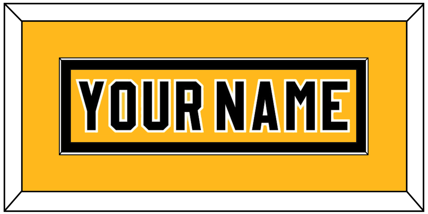 Pittsburgh Nameplate - Alternate Gold (1980-1981) - Essential Tier 2