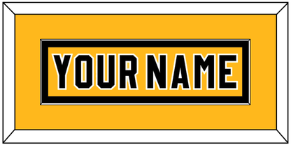 Pittsburgh Nameplate - Alternate Gold (1980-1981) - Essential Tier 2