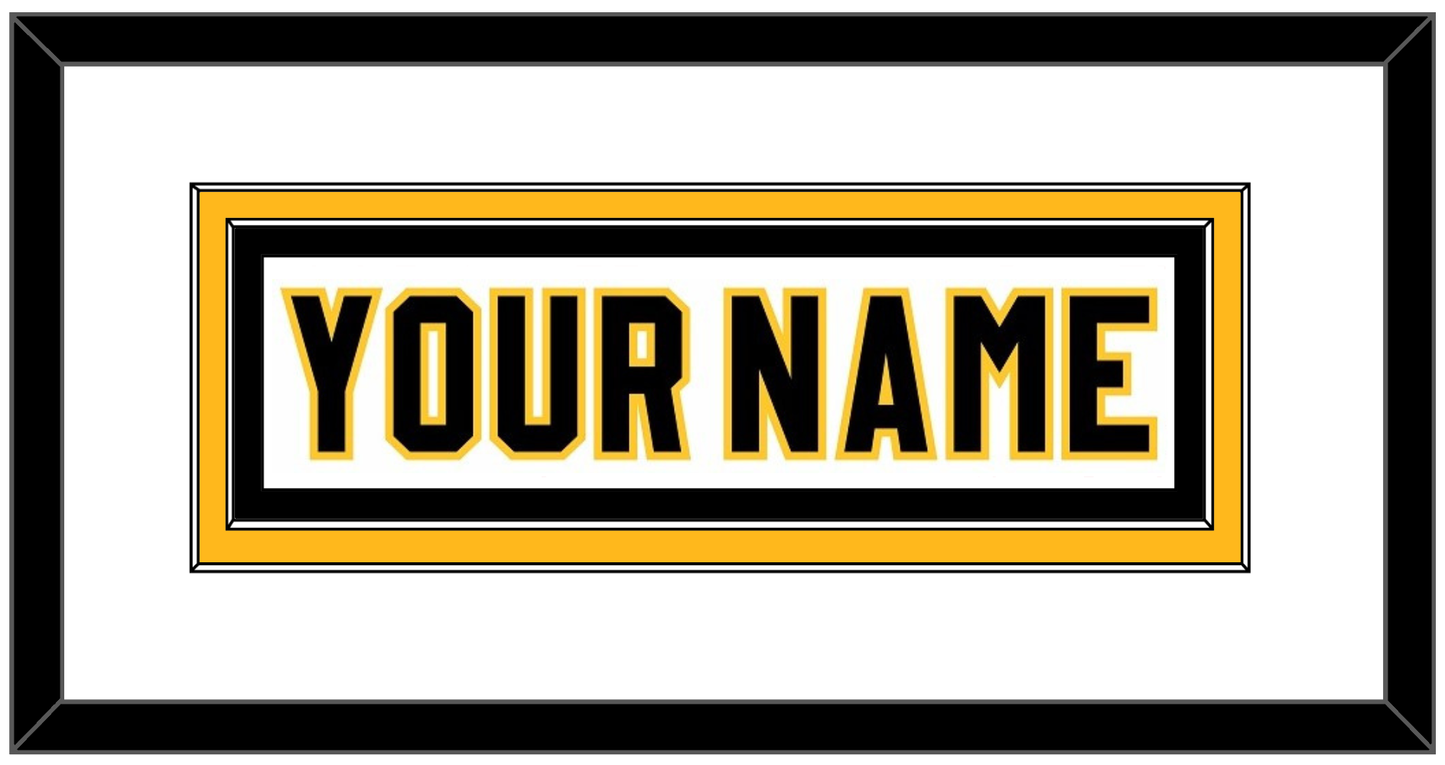 Pittsburgh Nameplate - Home White (1980-1981) - Signature Tier 1