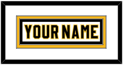 Pittsburgh Nameplate - Home White (1980-1981) - Signature Tier 1