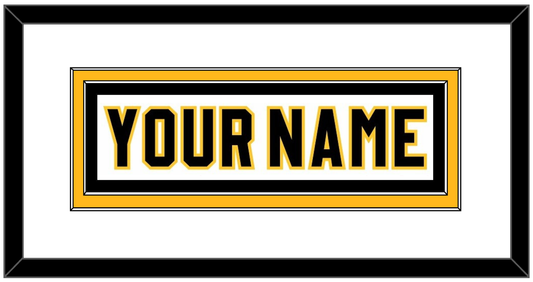 Pittsburgh Nameplate - Home White (1980-1981) - Signature Tier 1