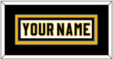 Pittsburgh Nameplate - Home White (1980-1981) - Double Mat 2