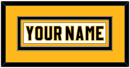 Pittsburgh Nameplate - Home White (1980-1981) - Signature Tier 3